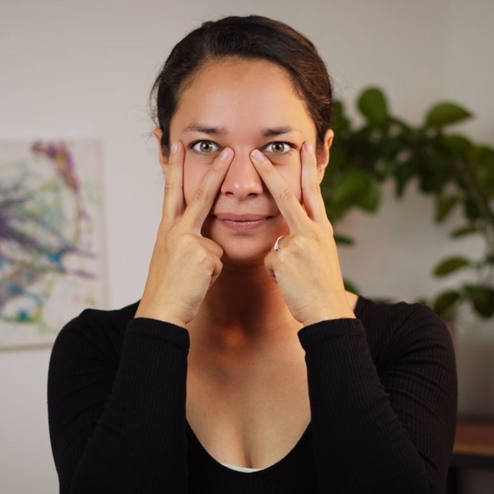 Čelo a oční okolí bez vrásek